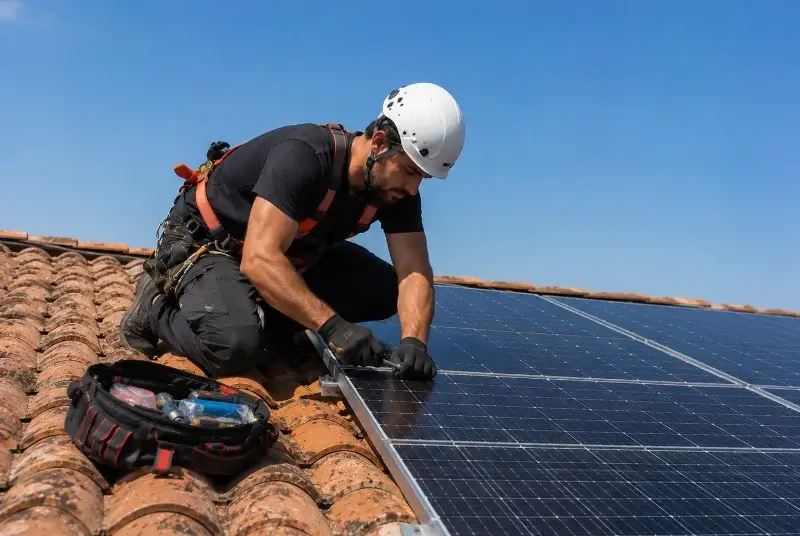 Maintenance et monitoring de panneaux solaires à Sarrigné